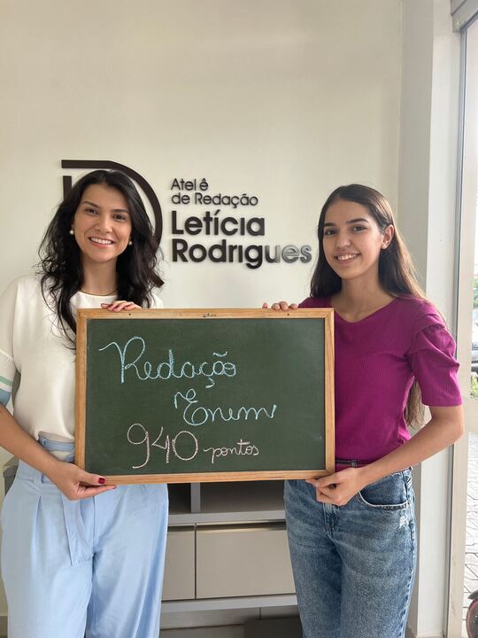 Aluna aprovada Rafael com nota 940 na redação do ENEM